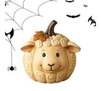 Generico Pumpkins For Decorating, Resin Statue Thanksgiving Decorations, Fall Pumpkin Decor Animal Cute Figurines, Harvest Halloween Farmhouse Indoor Autumn Shelf Table Desk Office