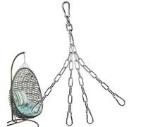 Generico Punch Bag Chain - Stainless Steel 19.49 Inches, Hanger Chain, Long-Lasting Boxing Chains, Suspension Chains for Home Or Gym, Outdoor Fitness Use