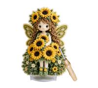 Genérico Punch Needle Kit - 3D Flower Fairy Embroidery Craft Set DIY