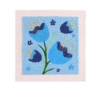 Genérico Punch Needle Kit - DIY Beginner Punch Needle, Set | Embroidery Hoop | Yarn Threader | For Creatisve Crafting Accessories Set Beginners, Knitting Kit For Men, Women And Others