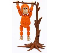 Genérico Punch The Monkey el Mono de la Esperanza - Figura articulada Mono con Árbol Soporte - Inspirado en la Historia Viral de Punch Kun - Regalo Emotivo Símbolo de Amor