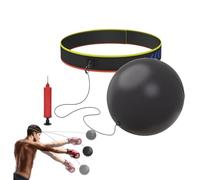 Generico Punching Ball, equipo para ejercicios de boxeo de interior con banda frontal, pelota hinchable de entrenamiento, para niños, reacción, gimnasio doméstico, deportes y deportes de interior