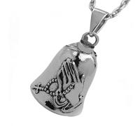 Genérico Punk Bell Necklace, Vintage Alloy Pendant Jewelry Charm, 60cm Chain Necklace with Cycling Feature, Metal Fashion Accessory, Biker Pendant with Retro Style, Rider Jewelry for Men Boyfriend