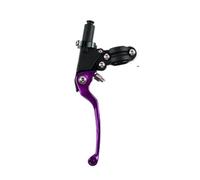 Genérico Puños de acelerador 22 mm para motocicleta, manillar para motos para cross, embrague y freno(Morado)