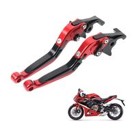 Generico Puños de moto - Embrague de aleación de aluminio cómodo, mango cómodo con junta plegable para control preciso en aventura todoterreno y conducción de motocicletas al aire libre