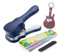 Genérico Punzonador para Púas De Guitarra,Colorido Y Decorativo Punzón Genial | Kit De Perforadora De Púas De Guitarra,para Músicos Adolescentes Cumpleaños Artes Escuela