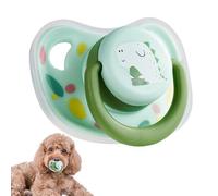 Genérico Puppy Binky, Miniature Chewing Implement, Cute Cartoon Animal Design, Pet Soothing Item, Small Breed Teething Aid, Soothing Aid, Perfect for Feline Canine Accessory