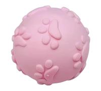 Genérico Puppy Chew Ball - Teething Toy for Puppy Biting Training for Play | Natural Rubber Textured Squeaky Treat Dispensing Interactive Fetch Toy Indoor Outdoor Use Soft Grip Fun Exercise