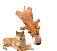Genérico Puppy Chew Toy, Tough Animals Stuff Toys, 13.78x7.87 Inches Squeaky Indoor Dog Plush, Bite Chews Toy for Small, Large Dogs, Puppy, Pet, PP Cotton + Polyester