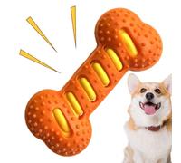 Genérico Puppy Chew Toys for Teething, Bone Shape Dog Squeaky Toys, Interactive Pet Supplies for Indoor Play, Crate Training, Teething Relief, Cleaning, Safe & Durable Pet Chew Toys