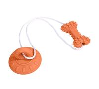 Genérico Puppy Chew Toys - Silicone Interactive Teeth Cleaning Dog Toy, Fresh Breath Chewer | Gum Massager Pet Training Toy For Small Medium Large Dogs Indoor Outdoor Travel Cage Use