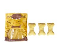 Generico Puppy Chew Toys Stuffed Bone, Soft Plush Snuffle Snack Bag, Interactive Treat Hiding Enrichment Puzzle for Cognitive Training and Playtime Fun, 5.91x7.48in