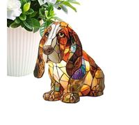 Genérico Puppy Lamp - Resin Touch Lamp Dog Shaped | Everyday Whimsical Soft Lighting Decor | Calming Nursery Accessory For Bedroom Kids Teenagers Room Daycare Classroom And Bedside Desk Use