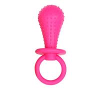 Genérico Puppy Pacifier, Pet Teething Pacifier, 3.74x1.5 Inches Interactive Safe Dog Calming, Teether Comfortable Design, Chew Toy Rubber for Puppies, Small Dogs, Home, Park, Outdoor Use