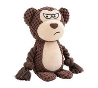 Genérico Puppy Tug Toy - Interactive Rope Chew Squeaky Pet Activity Toy, Durable Dog Tugging Play Rope, Boredom Relief Training Enrichment For Family Time Indoor Outdoor Home Yard Garden Travel Use