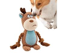 Genérico Puppy Tug Toy- Interactive Squeaky Chew Rope, Durable Animal Training Play Accessory For Dogs, Fun Boredom Relief Fetch Pull Toy| Family Friends Travel Beach Park Yard Home Garden Indoor