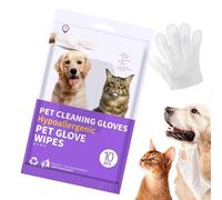 Genérico Puppy Wipes - Moisturizing Bathing Mitts | Dog Bath Wipes Moisturizing Mitts | Cleaning Glove Wipess | Cat Grooming Wipess | Pet Wash Free Gloves For Cat Kitten Horse Body Bathing Paws