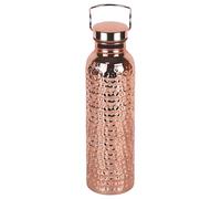 Genérico Pure Copper Water Bottle - Ayurvedic Drinking Container | Seamless Metal Body with Leak Resistant Cap, Traditional Wellness Bottle for Home Office Yoga Travel and Fitness Routine