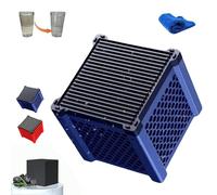Genérico Pure Cube Water Trough Filter, Horse Trough Purifier Cube, Eco-Aquarium Water Purifier Cubes with Honeycomb Structure for Horse, Livestock, Fish Tanks & Ponds, Water Purification (Blue)