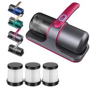 Genérico Pure Sleepy Pro Bed Vacuum, 12000pa Puresleepy Pro Bed, Cordless Handheld Vacuums for Mattres, with Washable Filter, 8,000 Vibrations per Minute (Red)