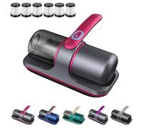 Genérico Pure Sleepy Pro Bed Vacuum, 12000pa Puresleepy Pro Bed Vacuum, Mattress Cleaner Machine Deep Cleaner, 8,000 Vibrations per Minute (Pink)