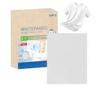 Genérico Pure White Dye, Machine Laundry Whitening Sheets Pack, Fabric Care with Bright Effect, Professional Garment Cleaning Whitener Formula, Textile Brightener, Laundry Additive for Cotton Linen