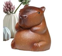 Genérico Purple Clay Tea Pet - Boutique Purple Clay Teas Pet | Tea Ceremony Capybara Figure, Capybara Model Sculpture Figurine Ornaments, Handmade Crafts Home Set, Decoration Art