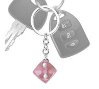 Genérico Purse Charm Keychain - Dice Keyring Pendant, Stylish Bag Accessory | Decoration For Purse, Handbag, Backpack, Cellphone, And Other Personal Items | Fashionable Keychain Accessory