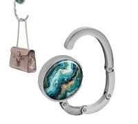 Genérico Purse Hook For Table - Foldable Bag Hanger For Handbag And Tote Storage | Non Slip Desk Clip With Metal Alloy Body, Portable Hook For Restaurant Cafe Office Travel Table Edge Use