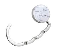 Genérico Purse Table Hook - Round Foldable Bag Holder, Portable Handbag Hanging, Anti Slip Desk Edge Purse Hanger, Compact Table Top Storage Hook For Women Bag Support | Restaurant Travel Office Use