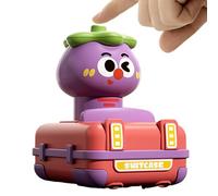 Genérico Push and Go FRICCIÓN Coche POTRADO, Camiones DE Toya para NIÑOS, Lindo Acrobacias de de Dibujos Animados, Juguetes de Camiones Seguros para el cumpleaños Año Nuevo Nía de Pascua de Navidad