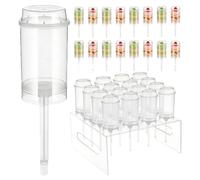 Genérico Push Pop Containers Ice Cream Cup Tubes Cake pusher container