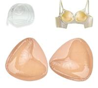 Genérico Push up Sticky Bra Pads Inserts,Reusable Double Sided Adhesive Bras Pads,Stick on Bra for Sports Bras Swimsuit