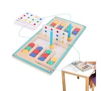 Genérico Puzzle de Emparejar para Niños - Interacción Padre-Hijo con Rotulador Magnético,Aprendizaje Deslizante de Colores - para Niños y Niñas Mayores de 36 Meses, en Casa o Aula