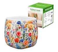 Genérico Puzzle Planter Pot - Cute Flower Pot | Arts Crafts Vase Plant Container, For Living Room Bedroom Study Room Office Desk Shelf Windowsill Kids Adults Succulents Cactus Home