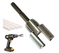 Genérico PVC Pipe Threader, Thread Opener, 3.15x1.18x1.18 inches Water Pipe Internal Carbon Steel, Plumbing Rethreading Adapter, Tap Cutting Tool for Electric Drill, Threading, Repairs [video game]