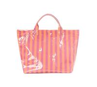 Genérico PVC Tote Bag, Waterproof Beach Hobo, Striped Tote With Large Capacity, Shoulder Bag With Durable Material, Travel Accessories, Suitable For Beach Travel Picnic Pool Shopping