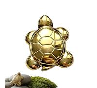 Genérico Pyrite Tortoise For Home - Carved Stone | Pyrite Tortoise For Home and Office, Mini Natural Stone Wealth Turtle Statue For Desk Car Or Shelf, Graduation Collection Gift For Success and Decor