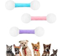 Genérico Q Tip Cat Toy, Qtip Cat Toy, Giant Cotton Swab Cats Toy, Interactive Cats Kicker Toys for Teeth Cleaning, Soft Plush Kicker Toys for Indoor Pets Sturdy Teething Chew (3Pcs-A)