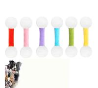 Genérico Q Tip Cat Toy, Qtip Toy, Interactive Kitty Kick Sticks, for Cats Lovers Gift, Sturdy Teething Chew, (6pcs)