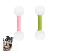 Genérico Q Tip Cat Toy, Qtip Toy, Interactive Kitty Kick Sticks, for Cats Lovers Gift, Sturdy Teething Chew, (Pink + Green)