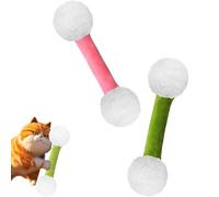 Genérico Q Tip Cat Toy, Soft Plush Kicker Toys, Interactive Kitty Kick Sticks for Cat Lovers Gift, Sturdy Teething Chew, Big Qtip,Tiny Cats Obsessed (2pcs-A)