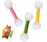 Genérico Q Tip Cat Toy, Soft Plush Kicker Toys, Interactive Kitty Kick Sticks for Cat Lovers Gift, Sturdy Teething Chew, Big Qtip,Tiny Cats Obsessed (3cps-A)