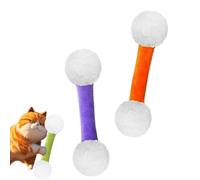 Genérico Q Tip Cat Toy, Soft Plush Kicker Toys, Interactive Kitty Kick Sticks for Cat Lovers Gift, Sturdy Teething Chew, Big Qtip,Tiny Cats Obsessed (2pcs-C)