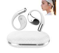 Genérico Q39 Ai Translation Clip-On Bluetooth Earphones, Q39 AI Earbuds Translate, for 140+ Languages Life Fit iOS and Android, for Travel Business Learning (White)