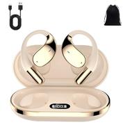 Genérico Q39 Ai Translation Clip-On Bluetooth Earphones, Q39 Ai Earbuds Translate, Intelligent Noise Reduction, Support 140 Languages & Accents, For Travel Business Learning (White*1pcs)