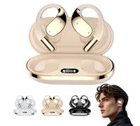 Genérico Q39 Ai Translation Clip-On Bluetooth Earphones, Translation Earbuds Real Time, Traductor De Voz Instantaneo 2025, for Travel Business Learning (Skin Tone)