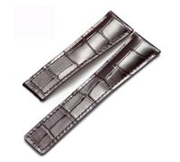 Genérico QL Supply Co Correas de Reloj de Piel de Vaca Correa sustituta 19MM 20MM 22MM Hebilla Plegable cinturón de Cuero Genuino Accesorios de Reloj(Brown,19mm)