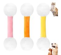 Genérico Qtip Cat Toy, Giant Q Tip Cat Toy, Qtip Toys Soft Plush Kicker, Interactive Kitty Kick Sticks, Designed for Indoor Pets, Sturdy Teething Chew (3pcsA)