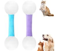 Genérico Qtip Cat Toy, Giant Q Tip Cat Toy, Qtip Toys Soft Plush Kicker, Interactive Kitty Kick Sticks, Designed for Indoor Pets, Sturdy Teething Chew (2pcsC)